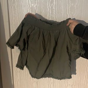 A off the shoulder top
